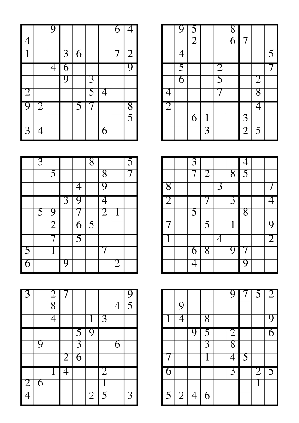 数独题目—难度系数3_第2页