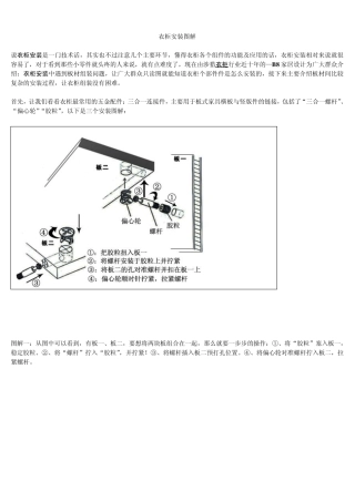 整体衣柜安装图解