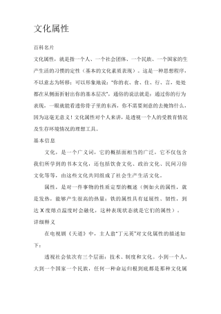文化属性丁元英