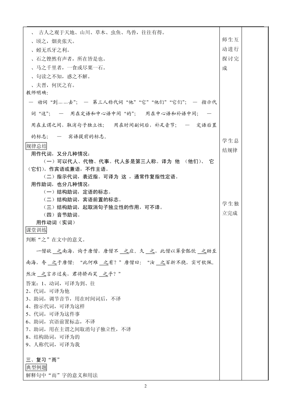 文言文虚词教案_第2页