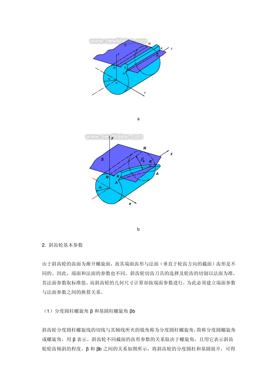斜齿圆柱齿轮传动的运动设计_第2页