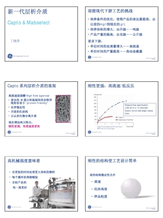 新一代层析介质Capto(丁晓萍)