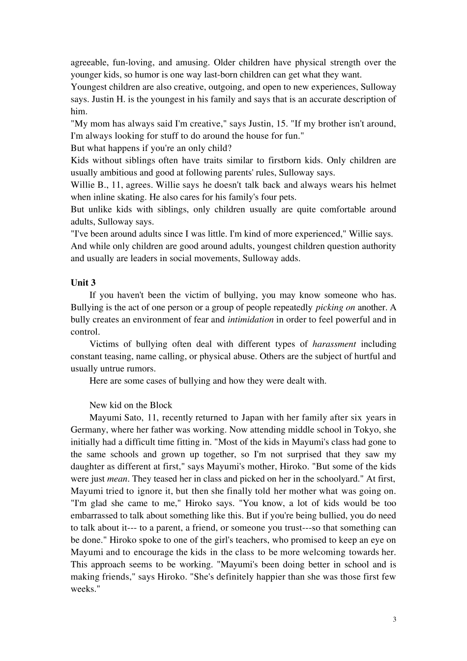 新世纪大学英语系列教材视听说教程六听力原文Scripts_第3页