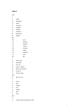 新世纪大学英语综合教程2课后答案