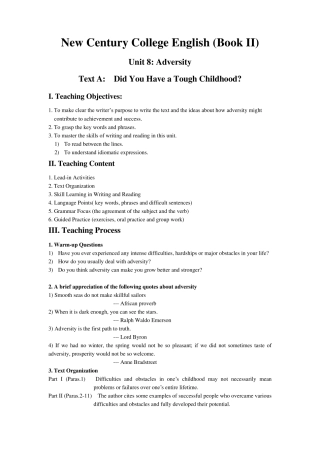 新世纪大学英语综合教程n2unit8