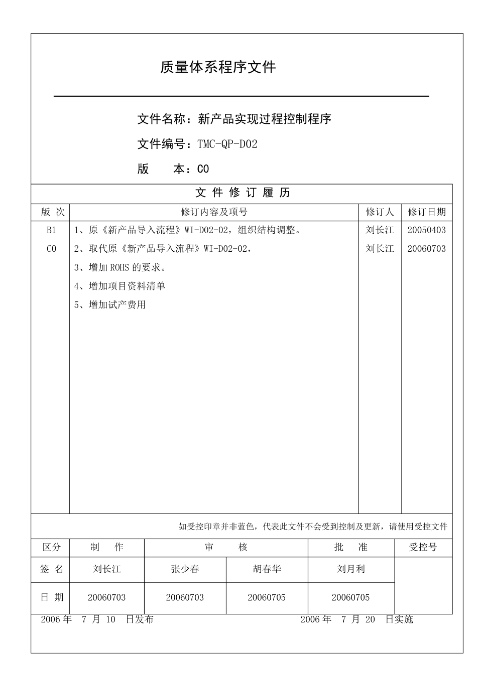 新产品实现过程控制程序_第1页