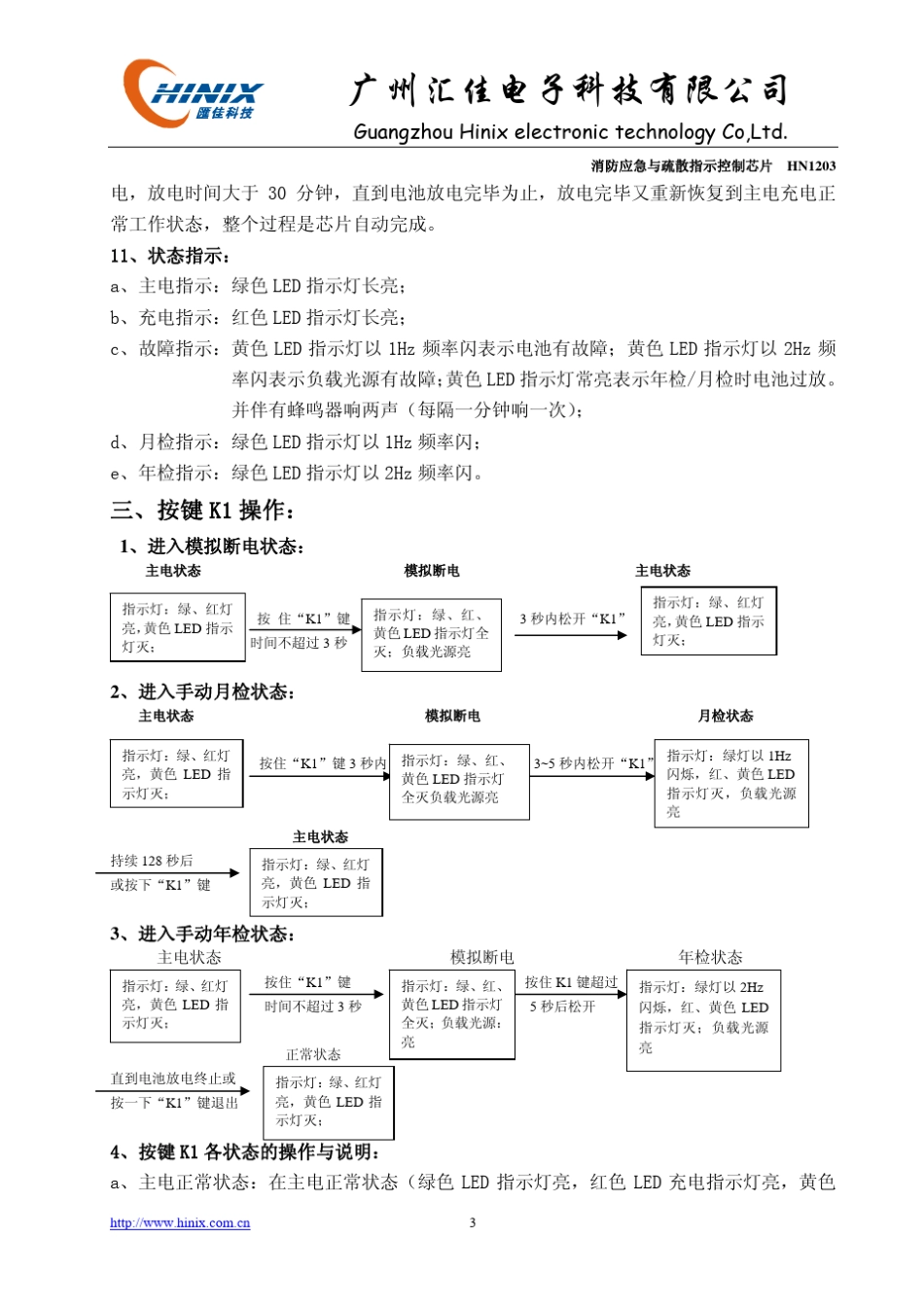 新国标消防应急灯参考电路原理图HN1203_第3页