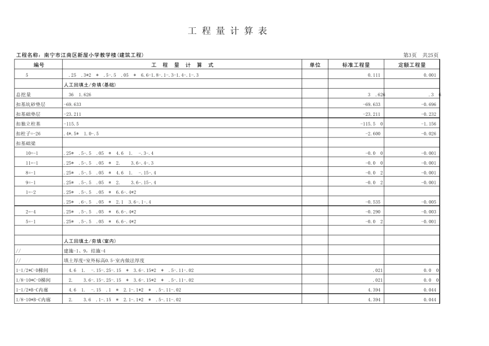 新屋小学建筑工程计算式_第3页