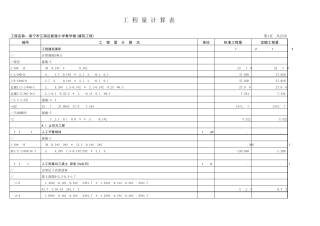 新屋小学建筑工程计算式