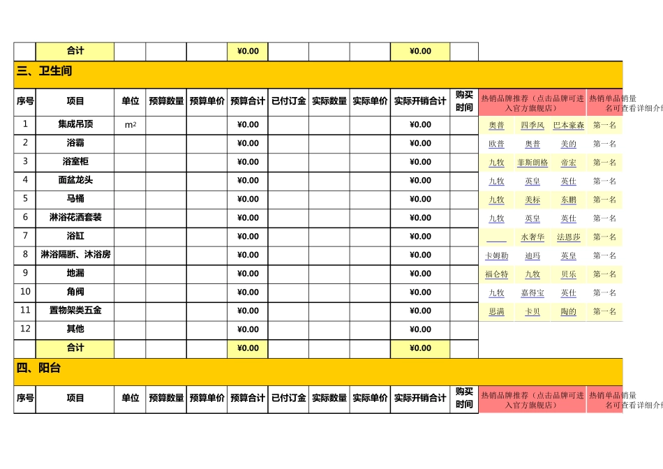 新房装修预算计算器_第3页