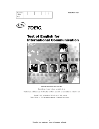 新托业官方模拟题