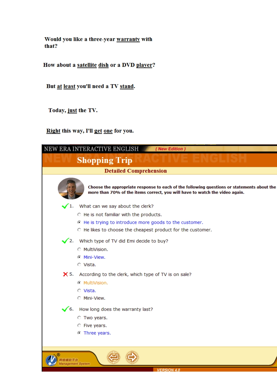 新时代交互英语视听说1第六单元_第2页