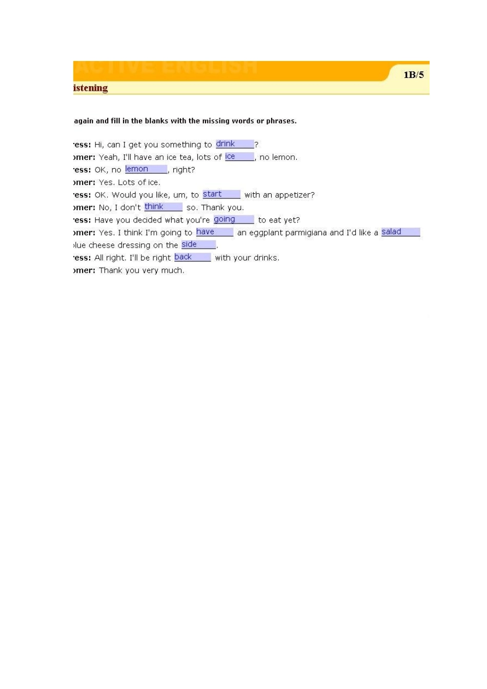 新时代交互英语视听说2答案图文版_第2页