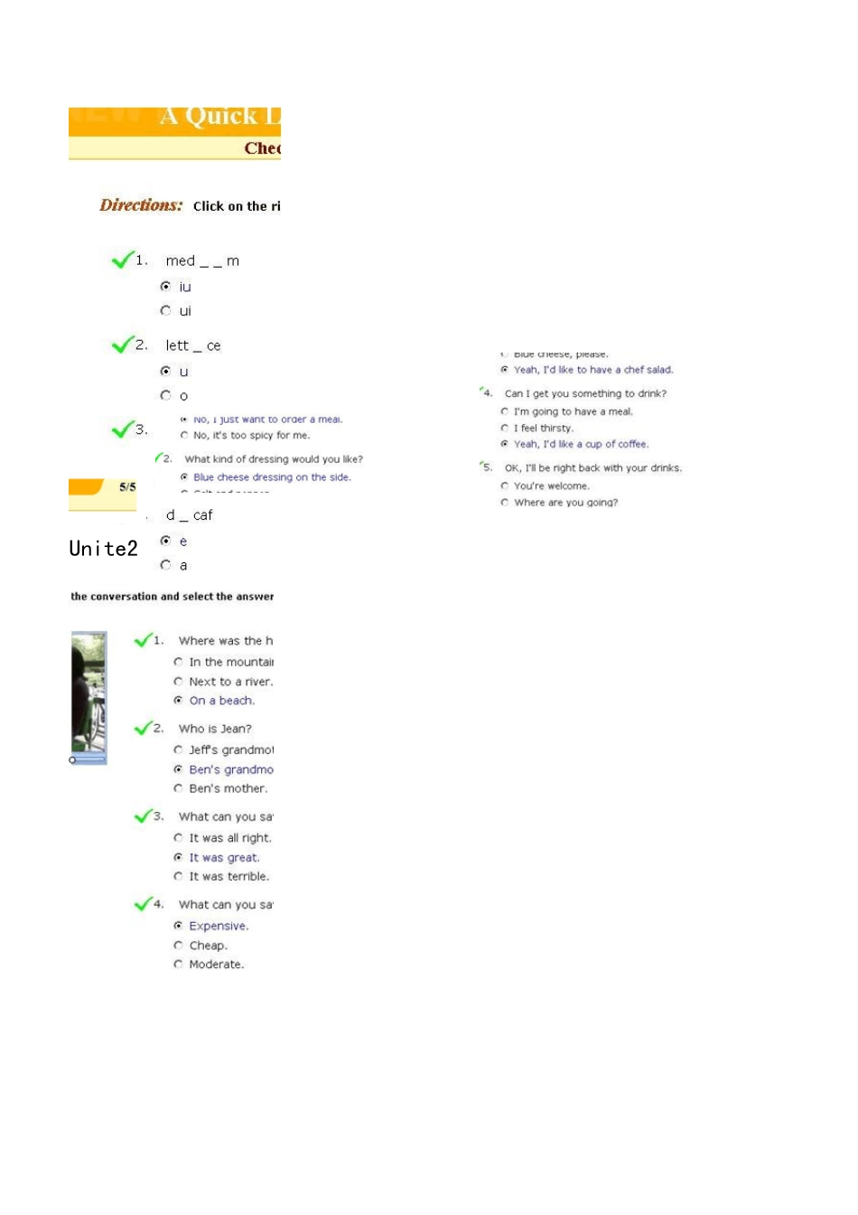 新时代交互英语视听说第二册(13单元)答案_第3页