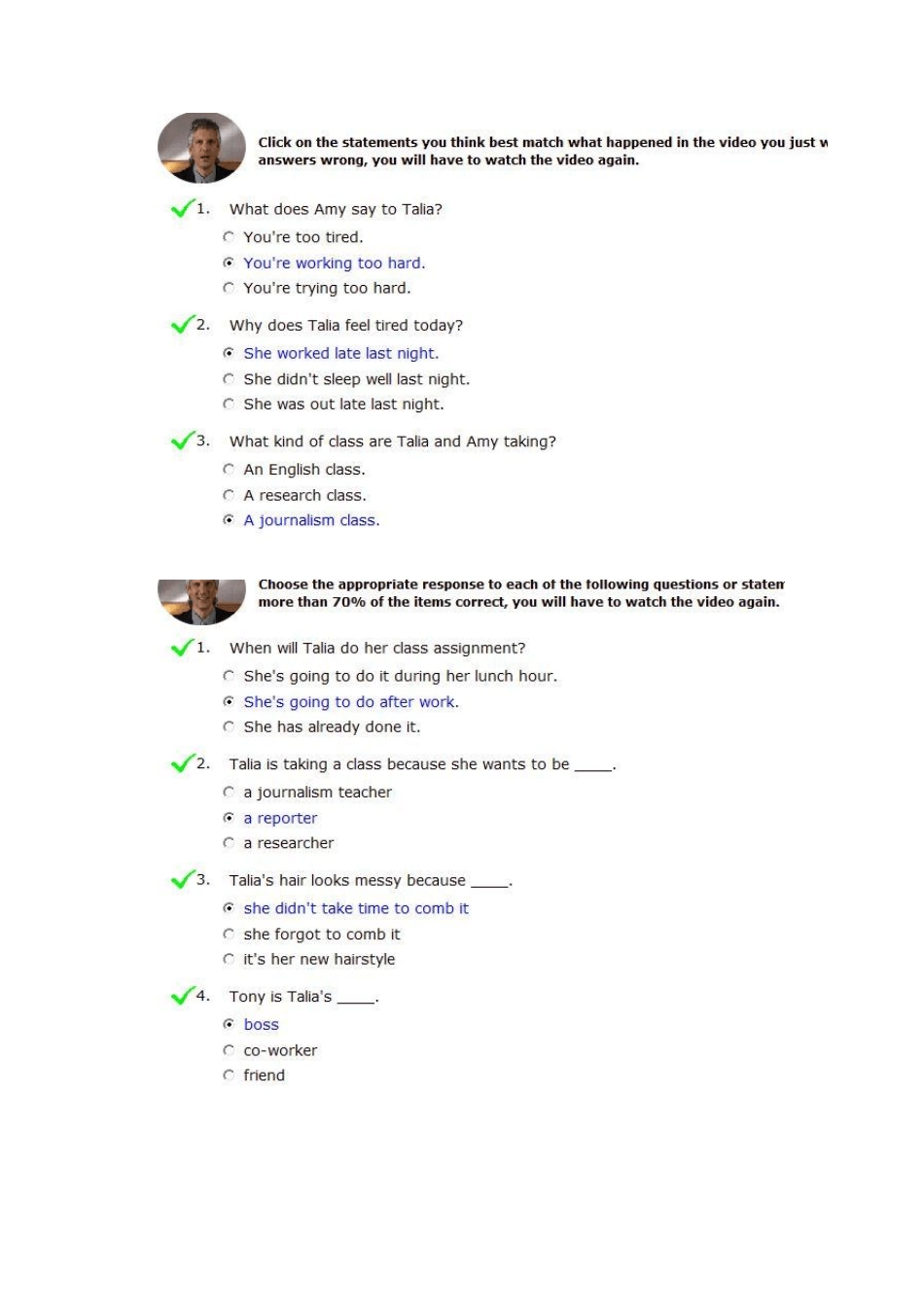 新时代交互英语视听说3答案截图答案_第1页