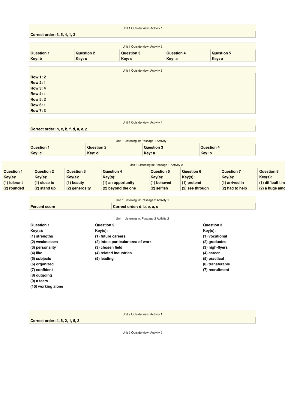新标准大学英语(第二版)视听说教程3答案_第1页