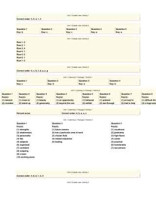 新标准大学英语(第二版)视听说教程3答案