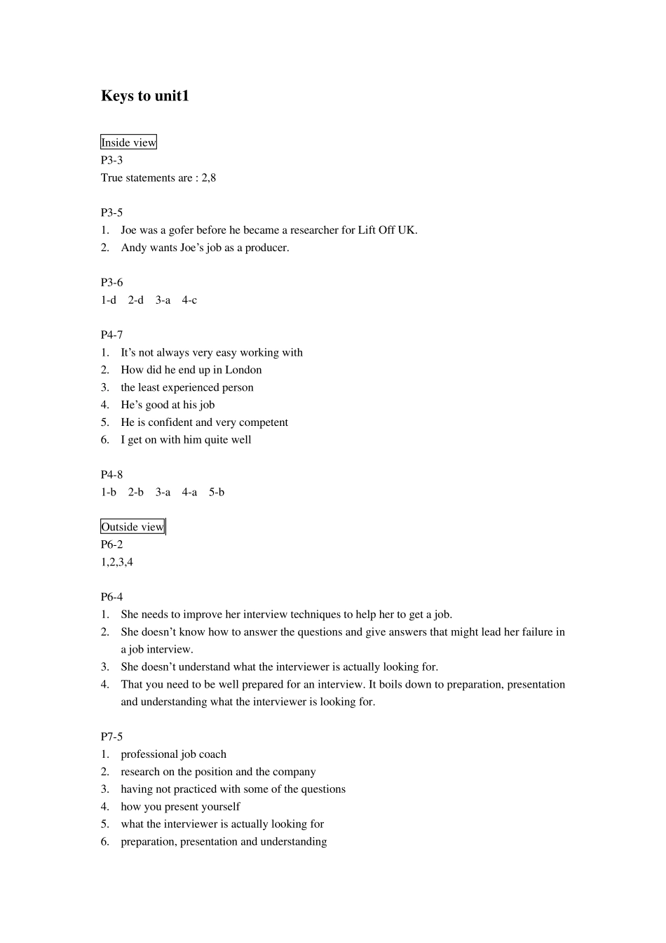 新标准大学英语视听说教程4答案_第1页