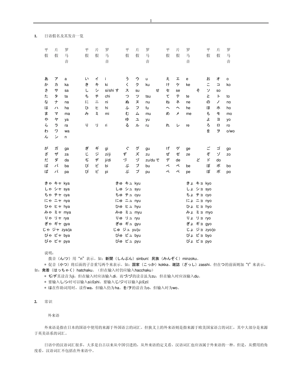 新标日初级语法笔记_第1页