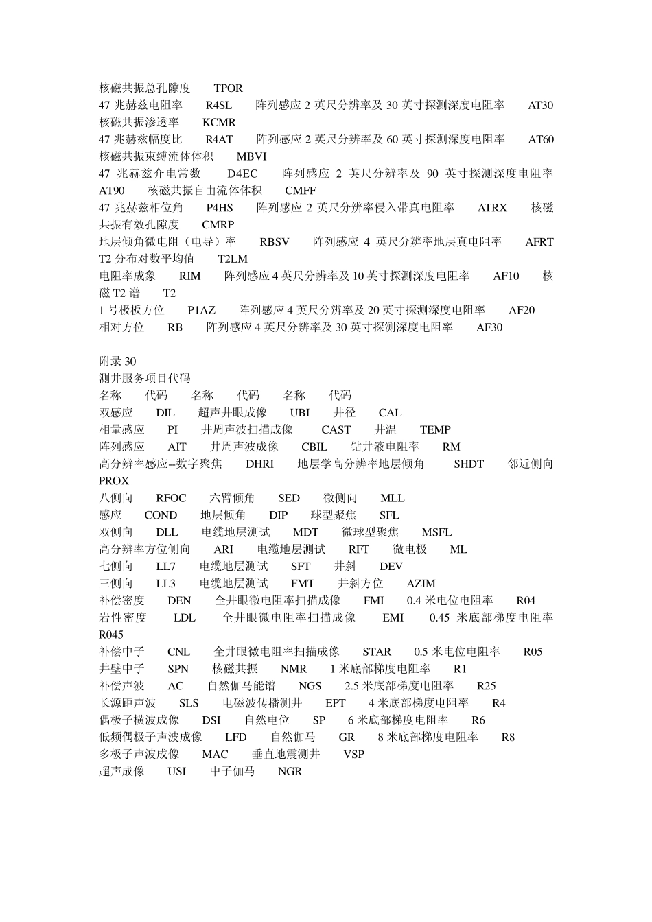 测井曲线简称_第2页