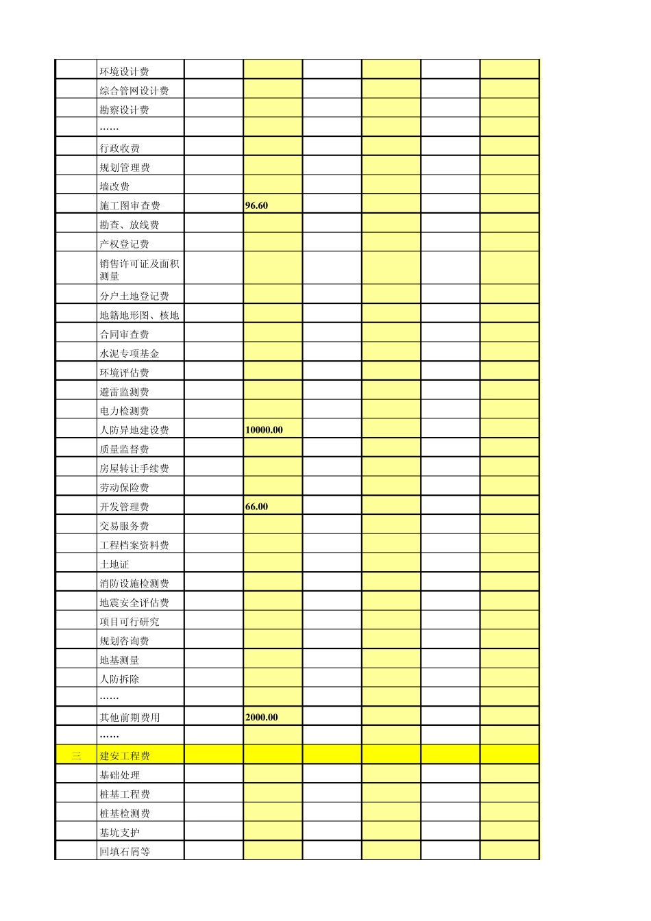 测算表(投资、土地、出租)_第2页