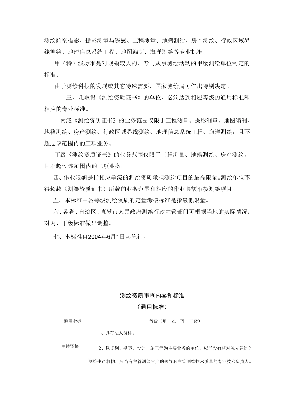 测绘资质等级要求及划分_第2页