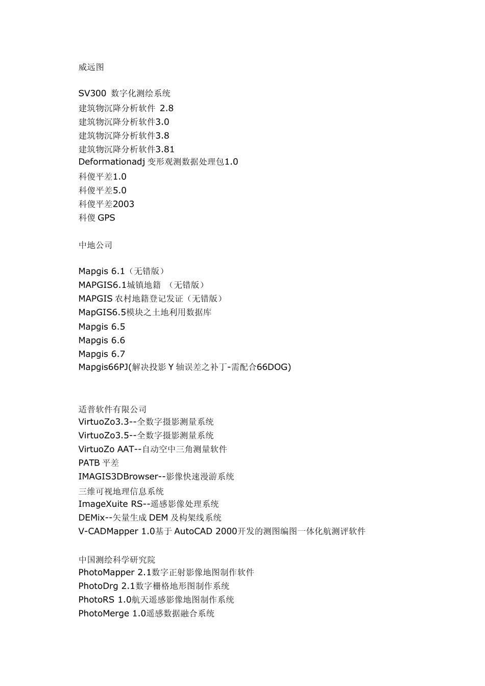 测绘软件大全_第3页
