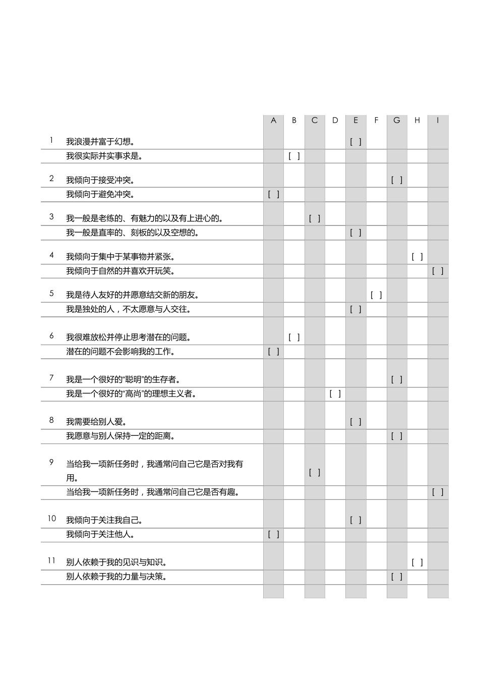 测试九型人格测试题144题_第2页