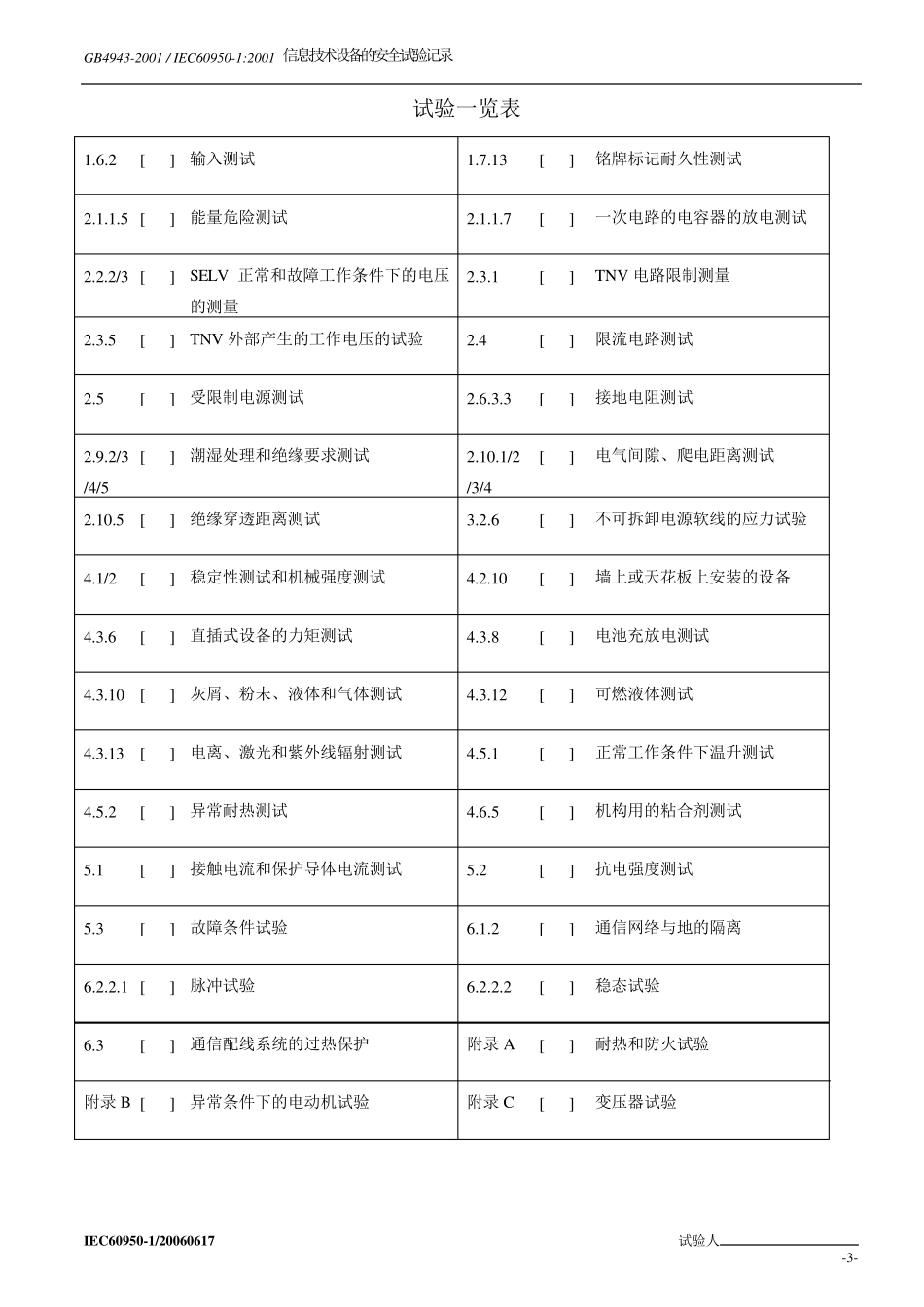 测试记录GB4943_第3页