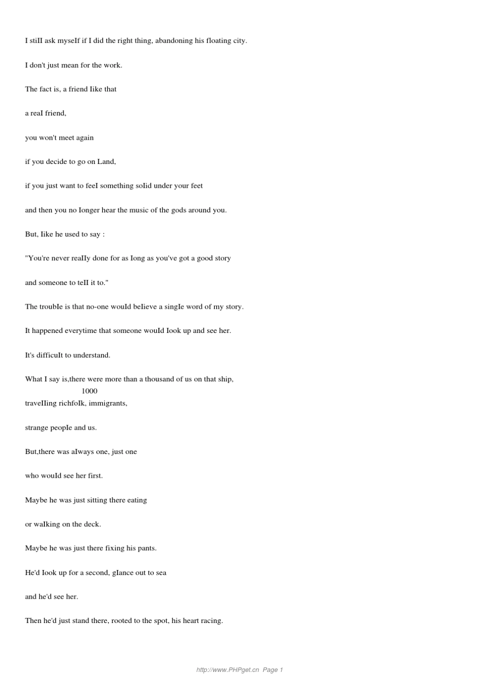 海上钢琴师中英文对照剧本_第1页