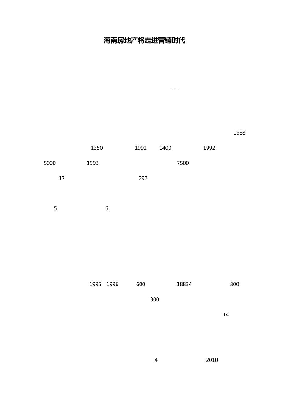 海南房地产现状及未来_第1页