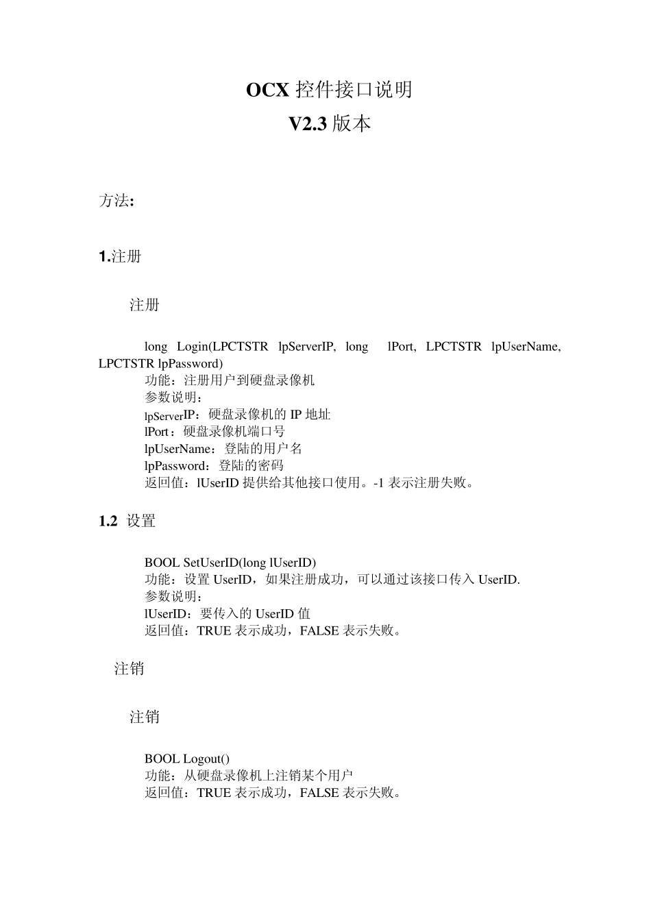 海康威视OCX控件接口文档_第1页