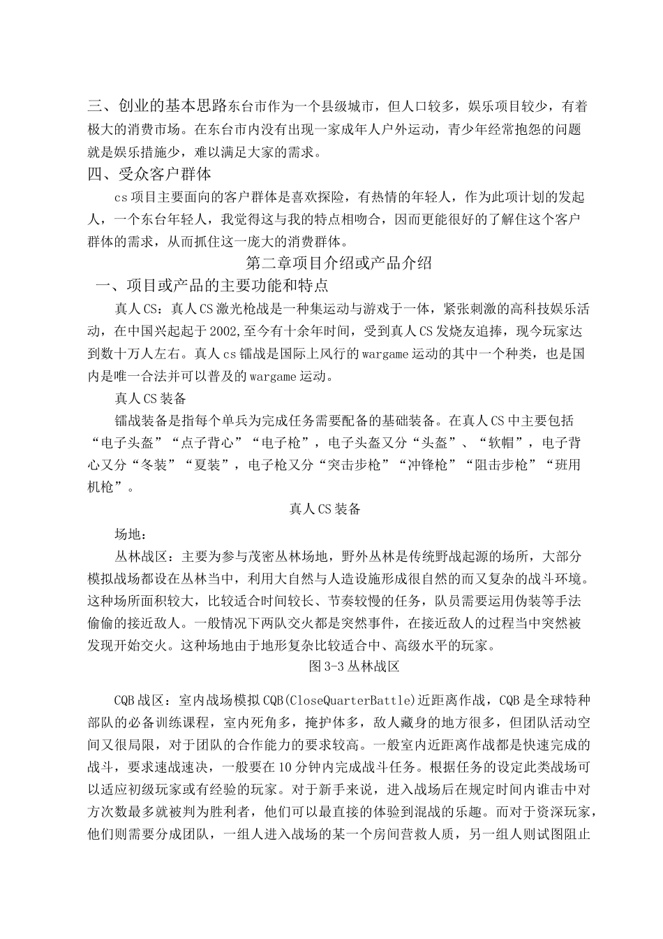 真人CS创业计划_第3页