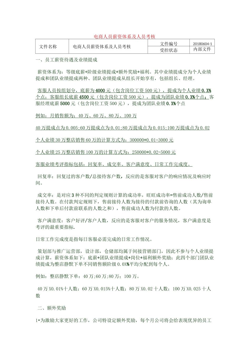 电商人员薪资体系_第1页