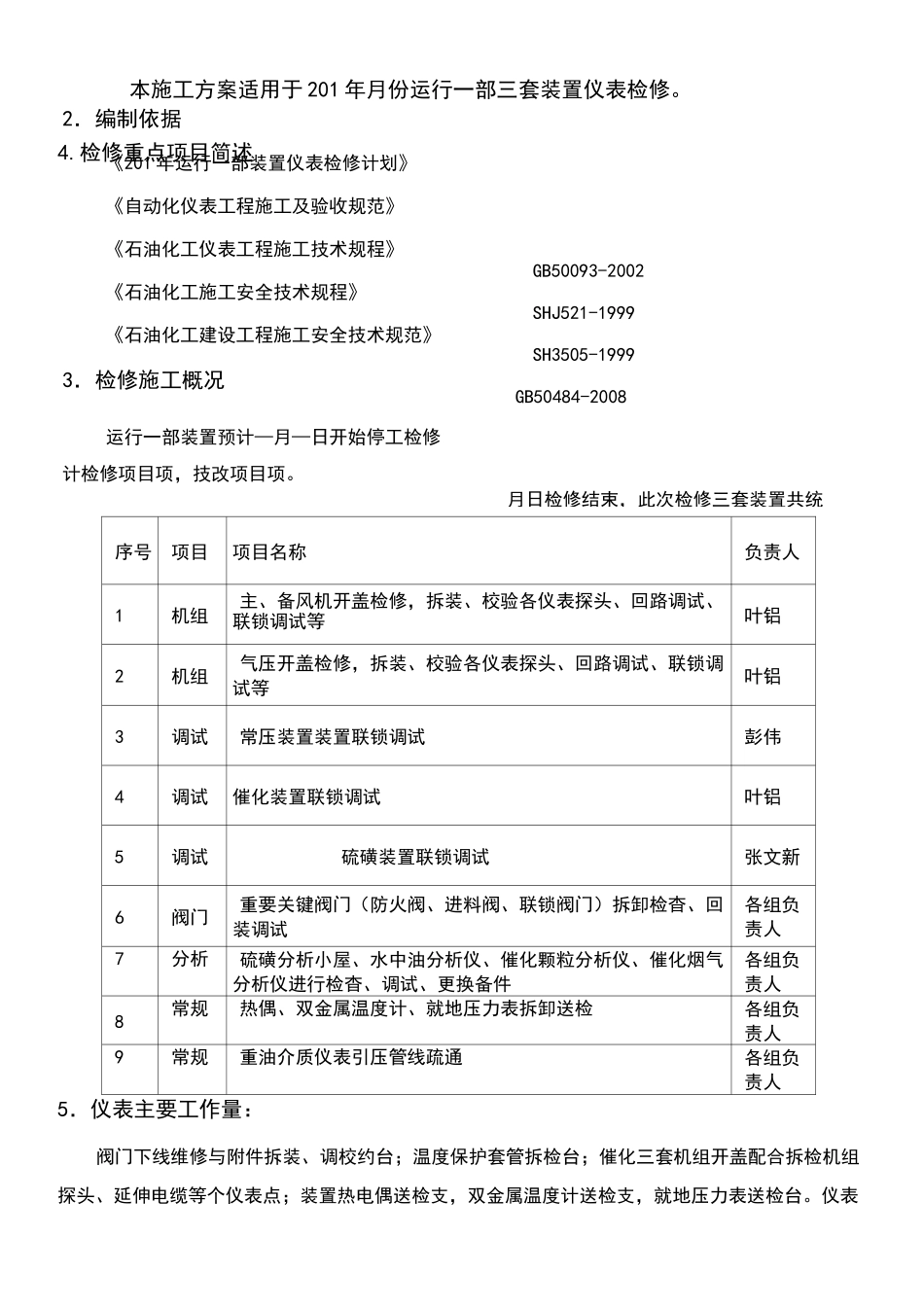 检修施工方案()_第2页
