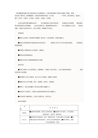 小班上,建构式落叶飘飘