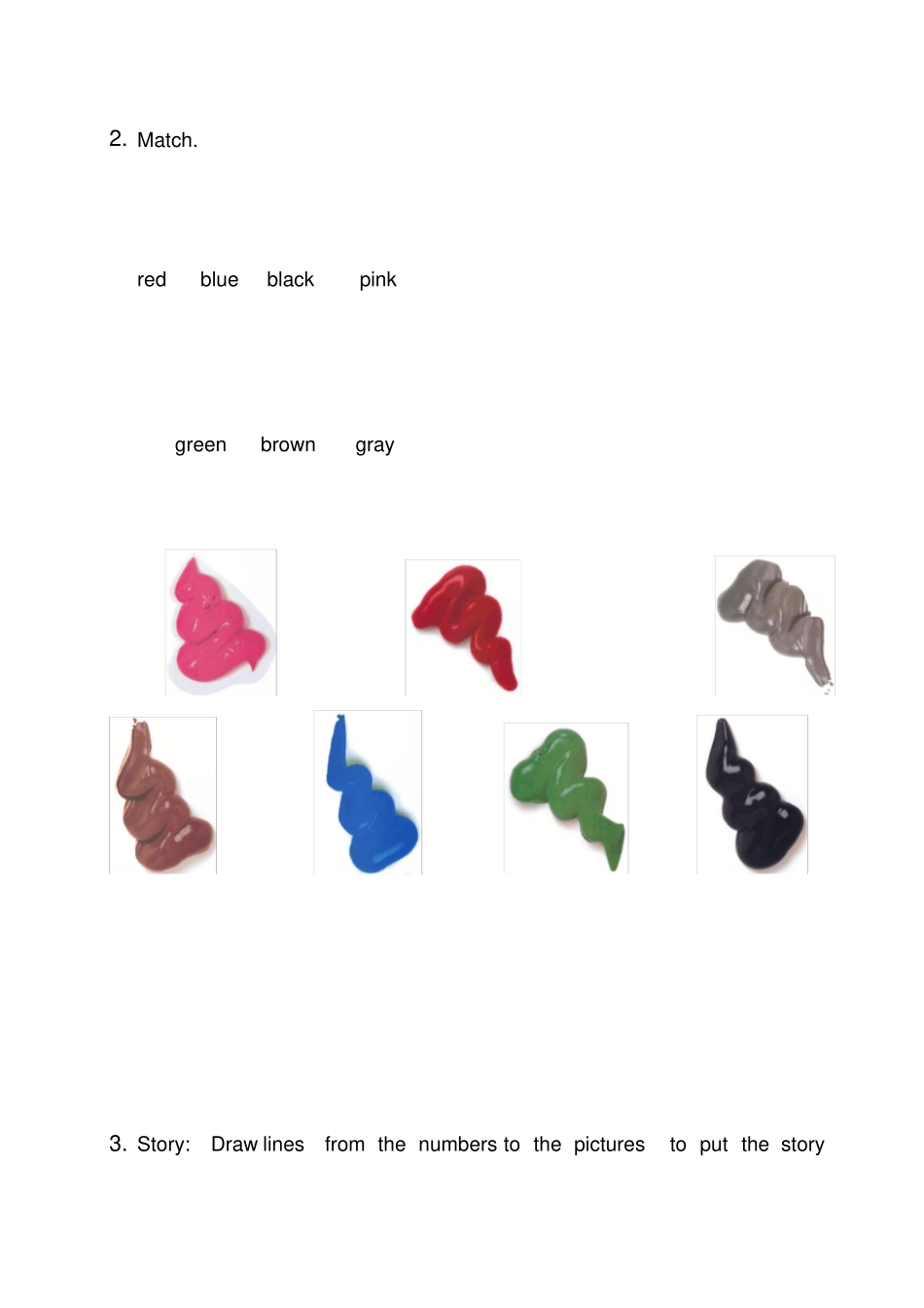 少儿英语入学测试题_第2页