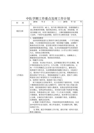 少先队中队辅导员工作手册试行版