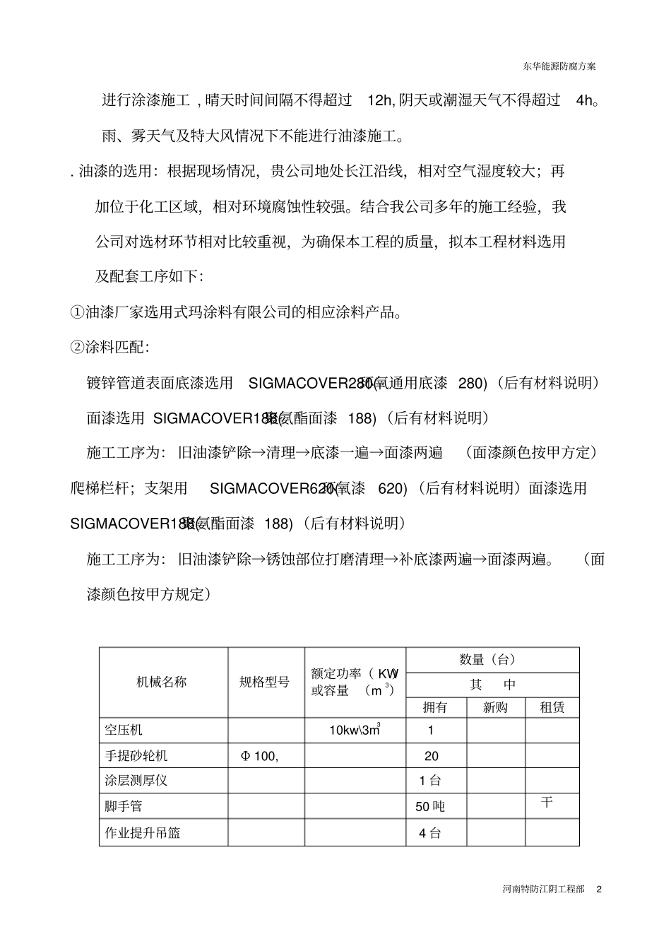 尤尼科栏杆施工方案2_第2页