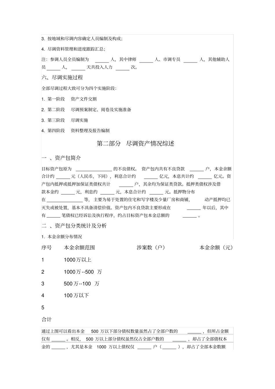 尽调报告适用多类型不良债权_第2页