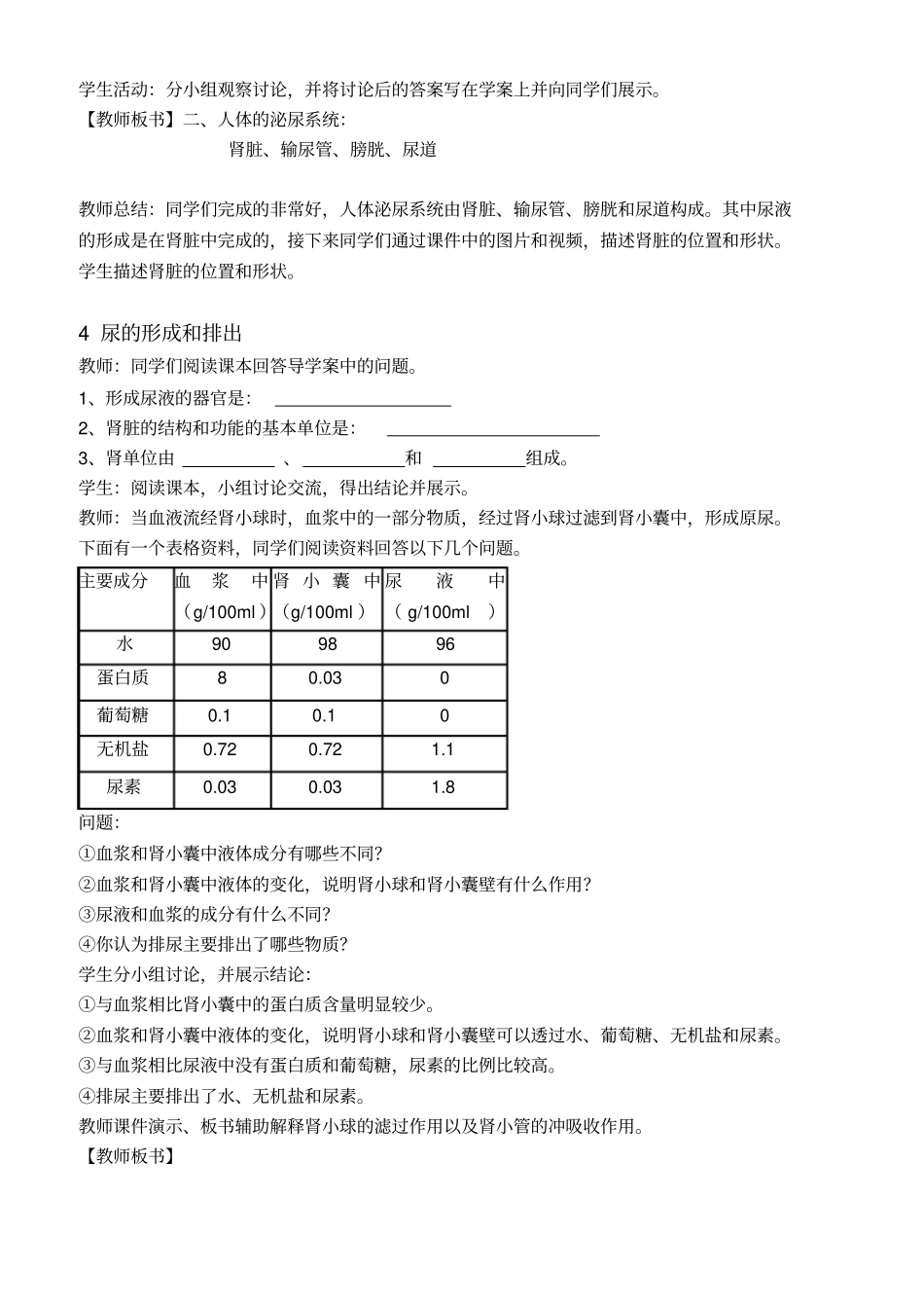 尿液的形成与排出讲解_第2页