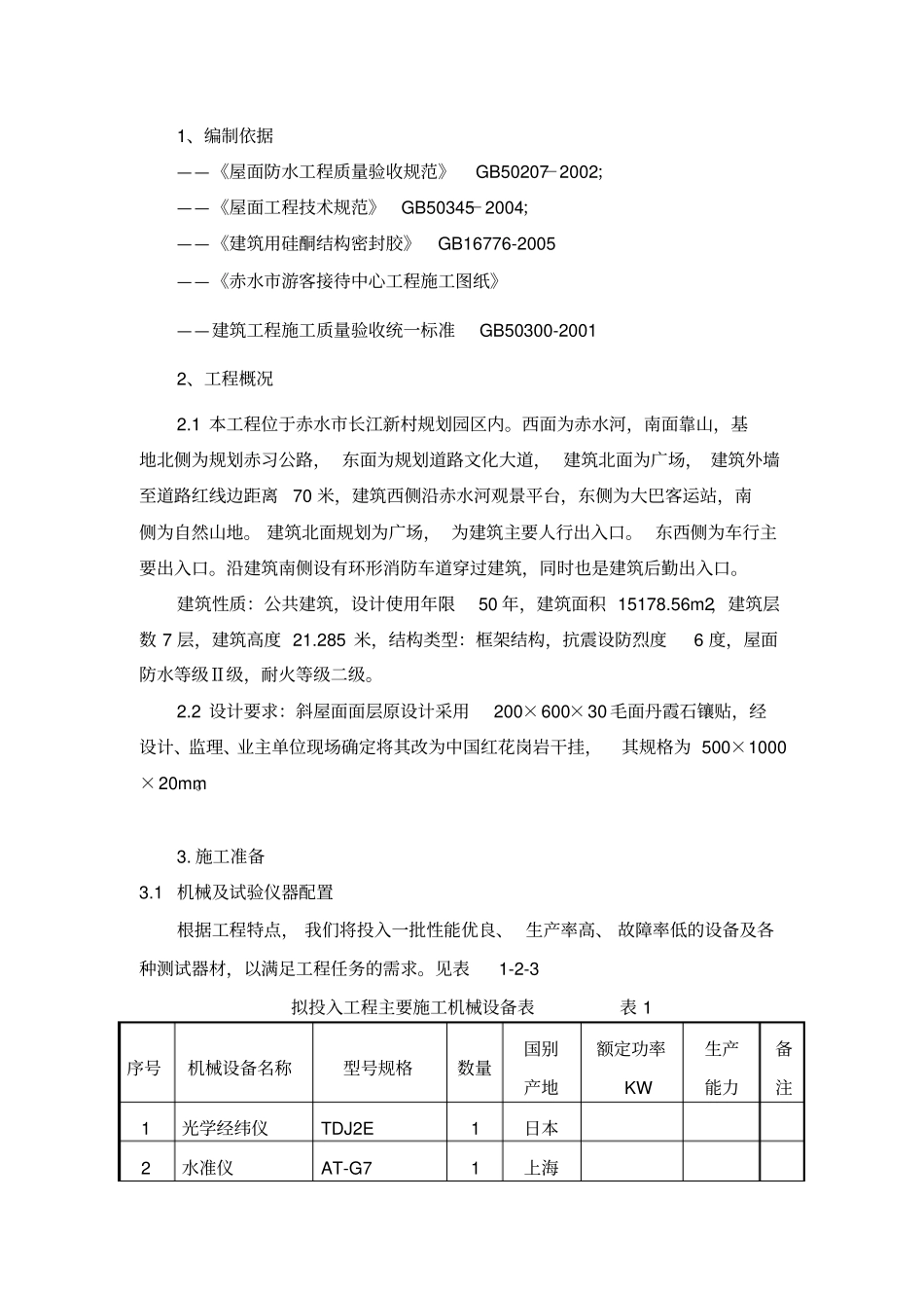 屋面干挂石材专项施工方案_第2页
