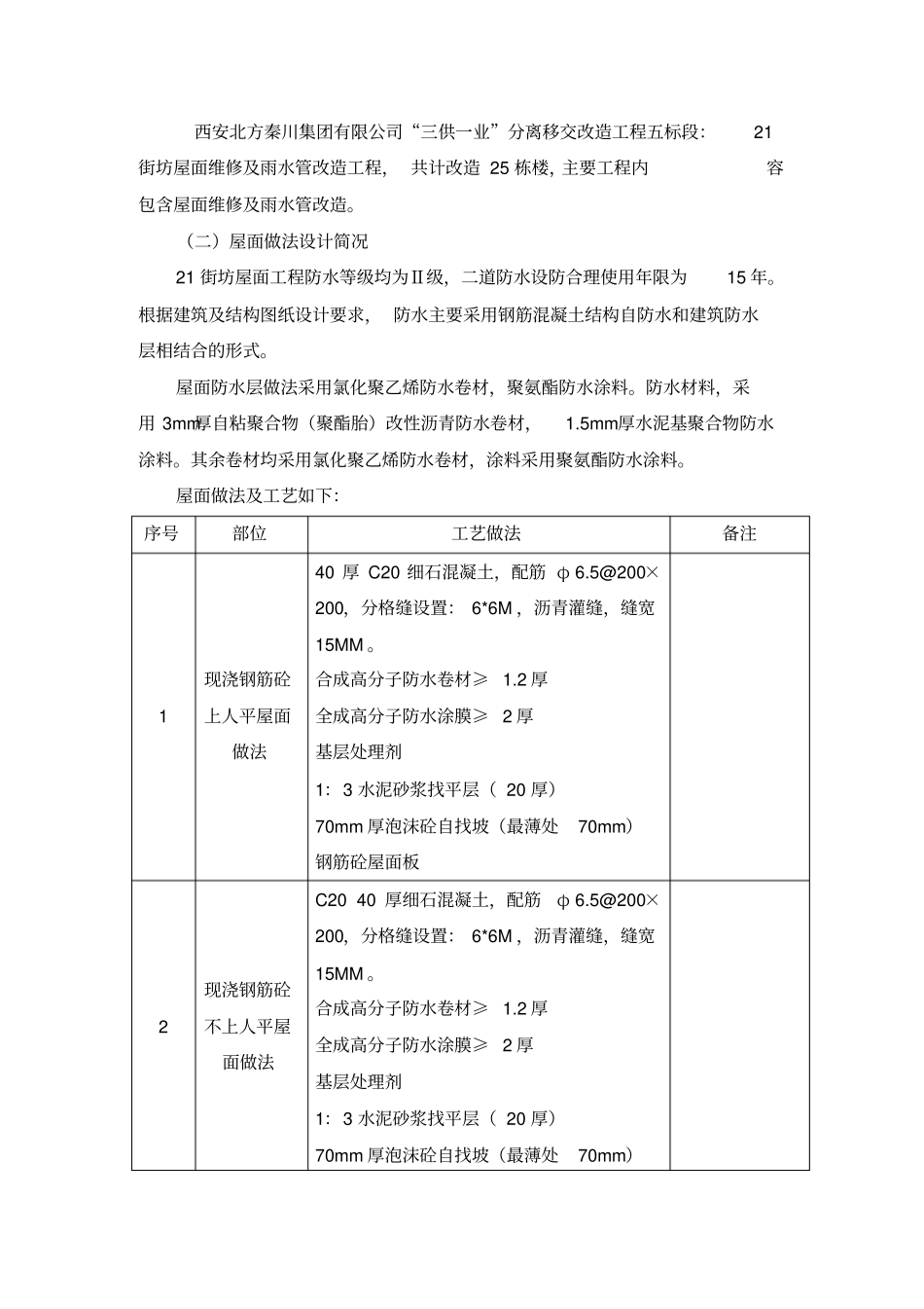 屋面防水工程施工专业技术方案范本_第3页