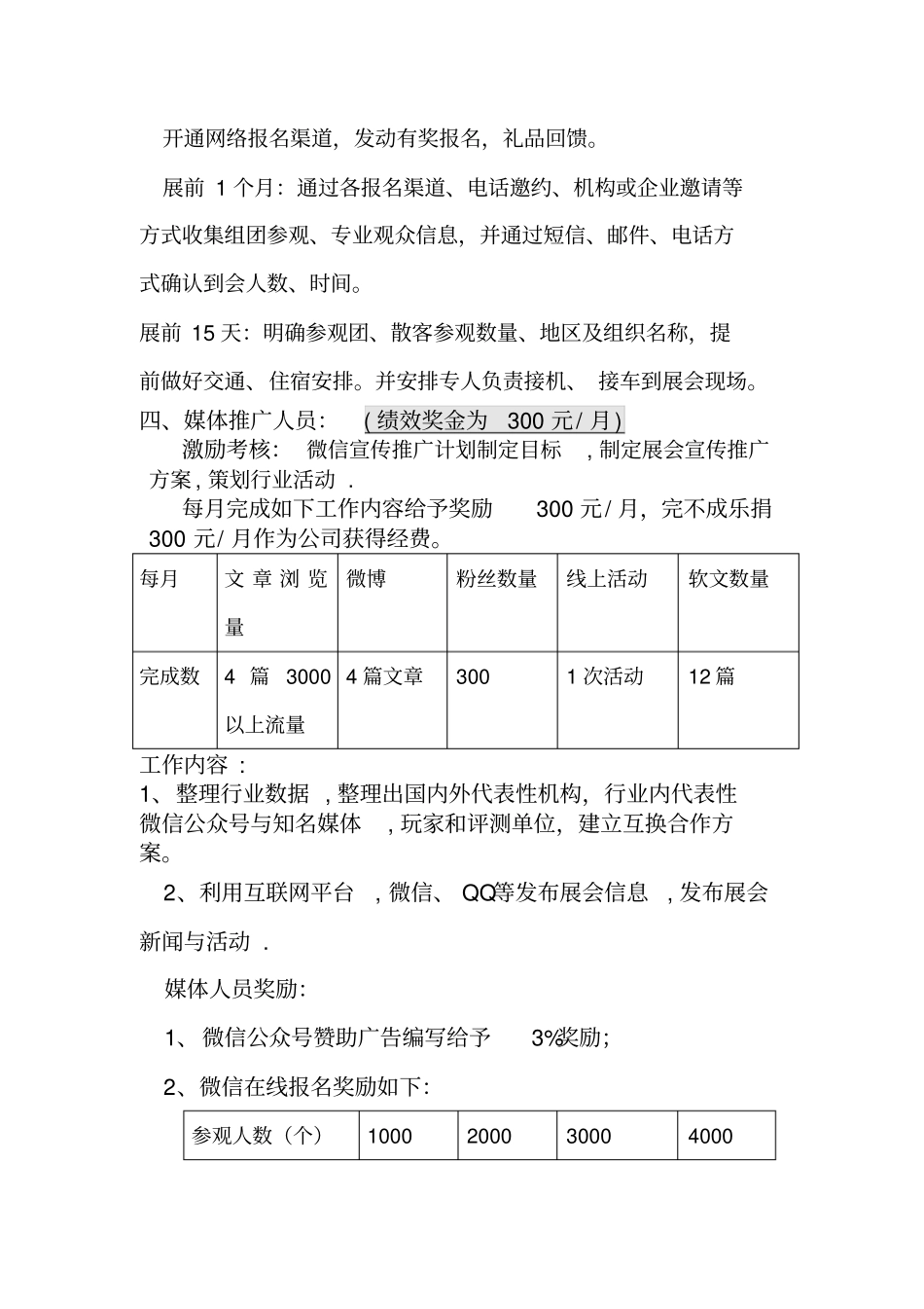 展会招商激励考核制度_第3页