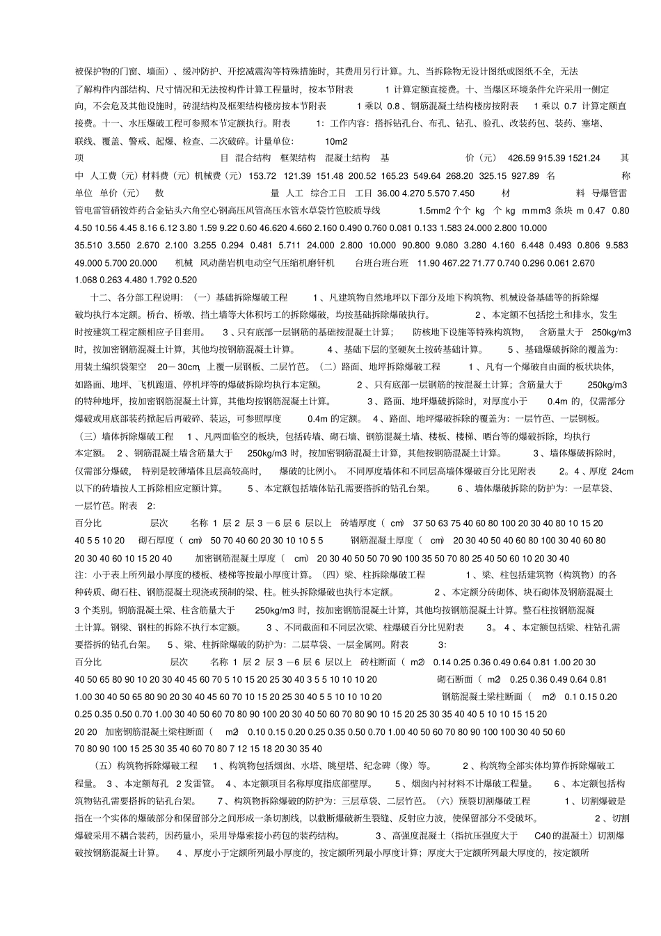山东房屋修缮工程计价定额工程量计算规则_第3页