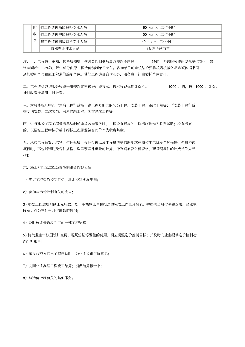 山东造价咨询收费标准_第2页