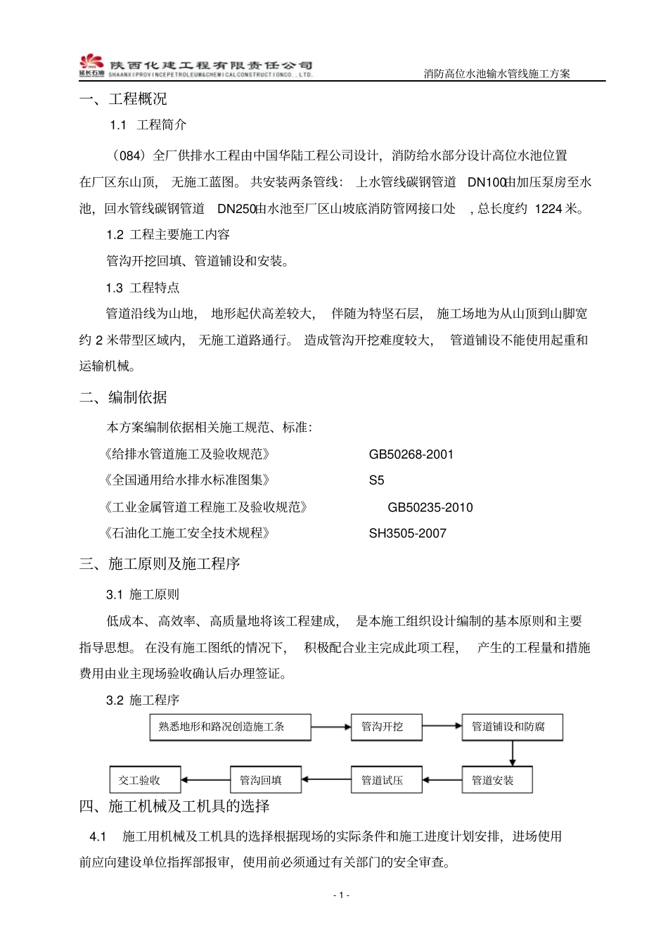 山坡管道施工方案_第2页