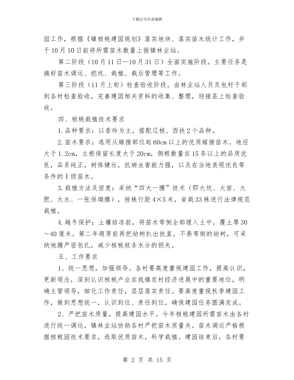 造林绿化工作方案4篇与遇到森林火灾的应急措施汇编_第2页