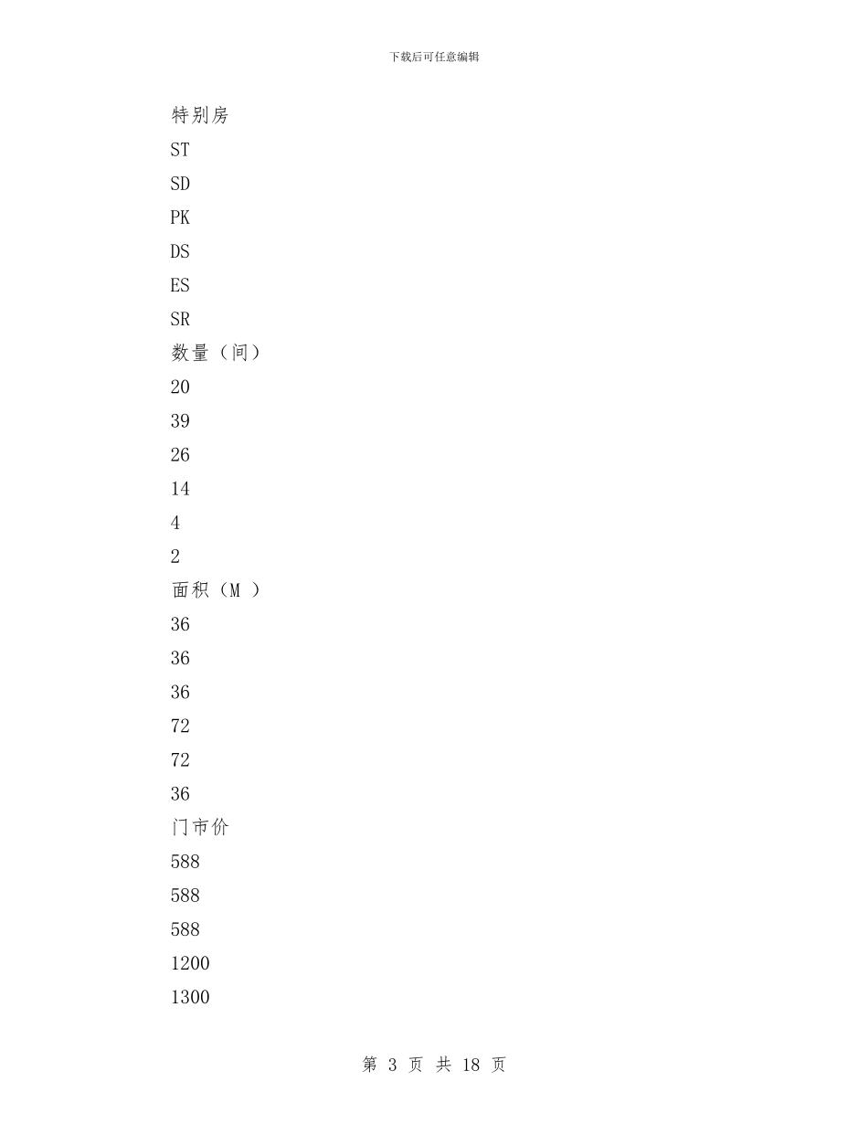 酒店年度计划：酒店营销部工作计划与酒店年终工作计划书范文汇编_第3页