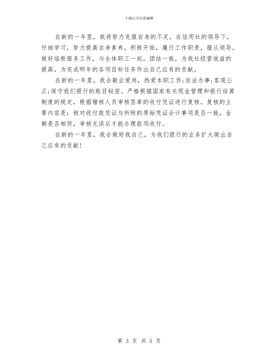 银行出纳员的年度工作总结与银行出纳工作总结汇编_第3页